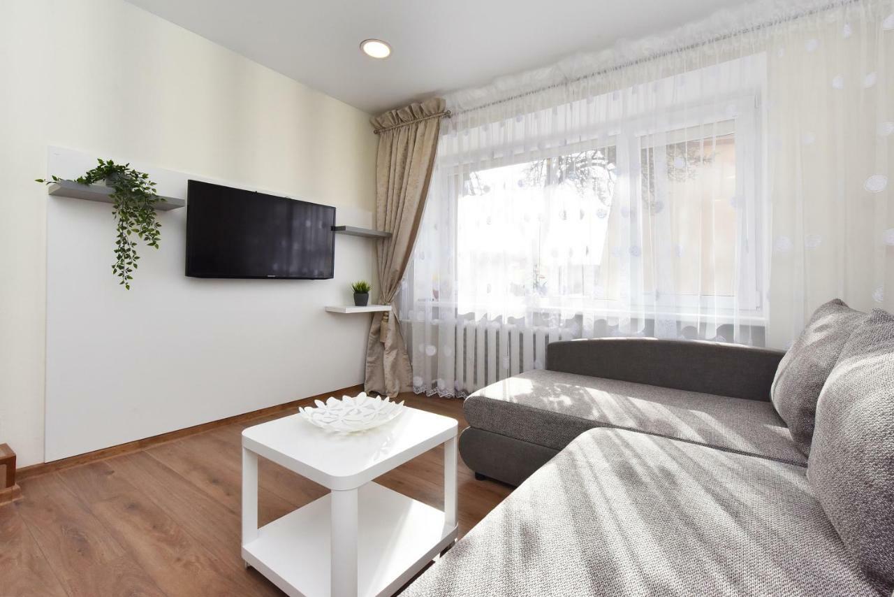 Baltieji Senamiescio Apartamentai Prie Aqua Parko Druskininkai Eksteriør bilde